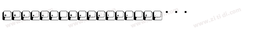DHSans Regular 2字体转换